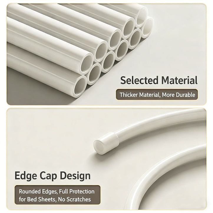 Foldable Stainless Steel Quilt Hanger for Blankets, Towels & Bedding