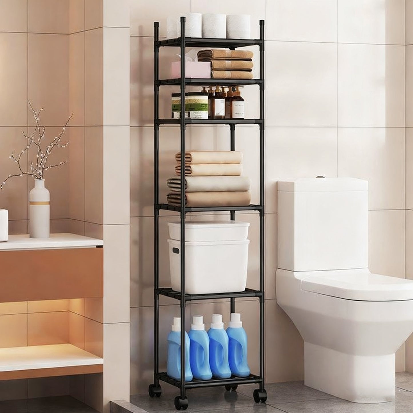 Multi-Purpose Rolling Storage Rack