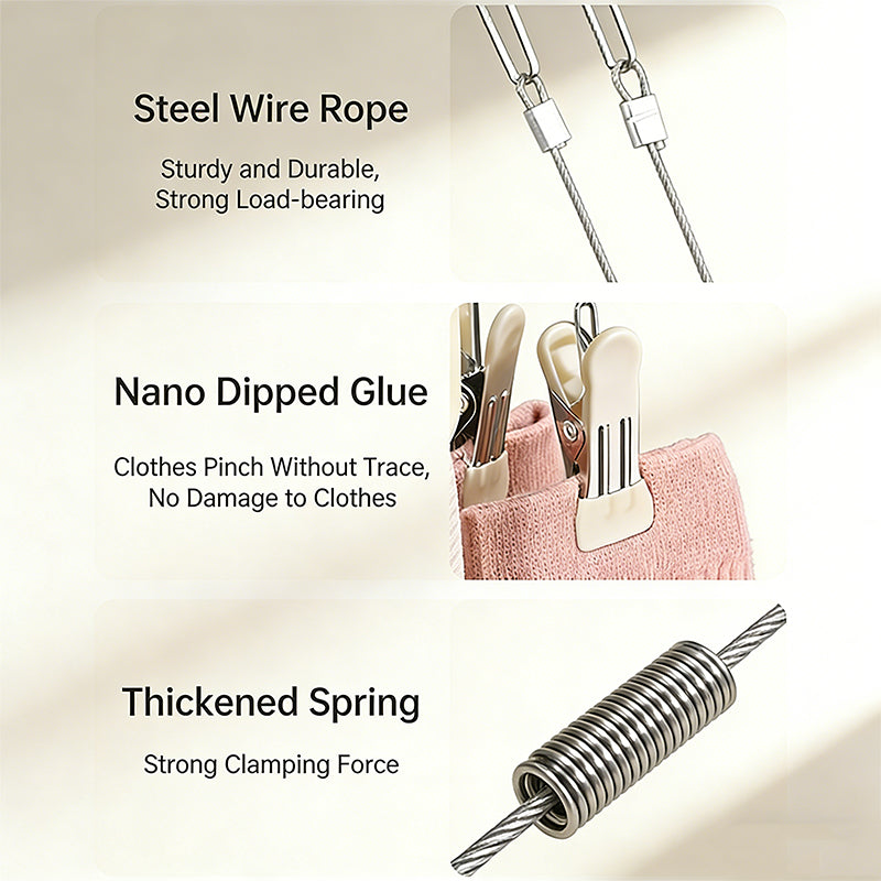 Stainless Steel Double-Layer Drying Rack | No-Mark Organizer for Hats & Intimates