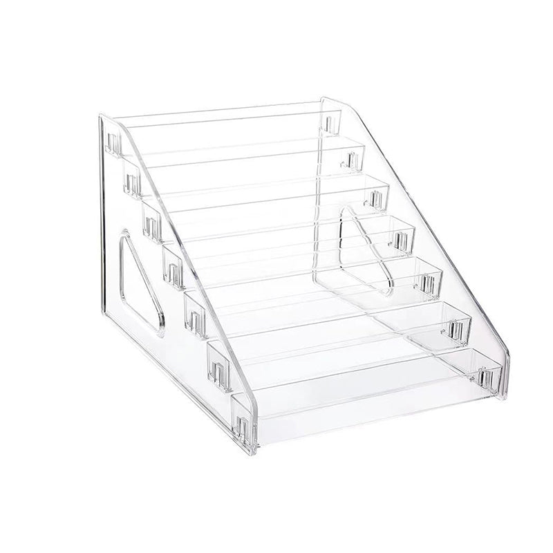 Large Capacity Acrylic Tiered Eyeglass Storage Rack