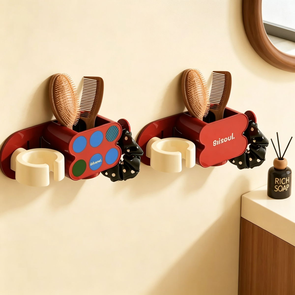 Hair Dryer Storage Rack