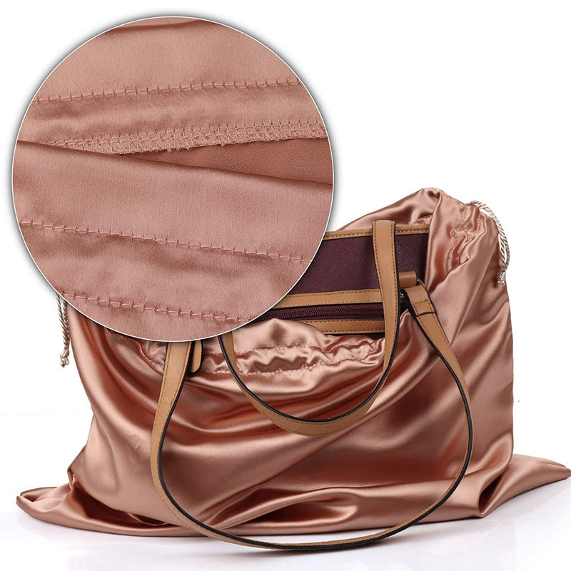 Premium Satin Dust Bag for Handbags with Drawstring Closure