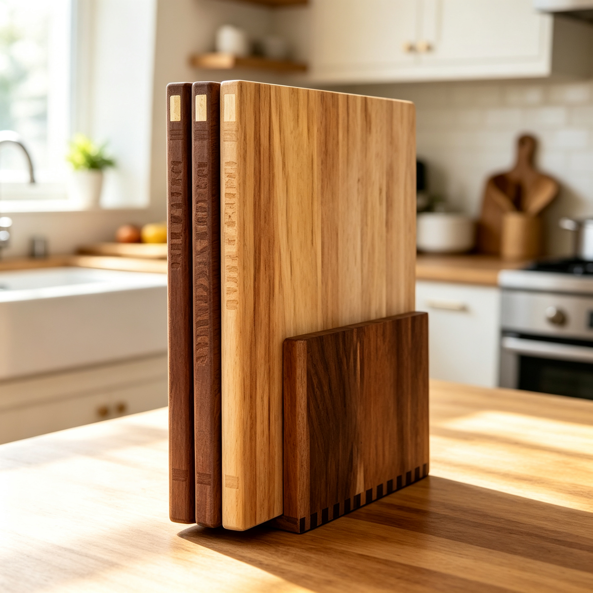 Wooden Book Cutting Board
