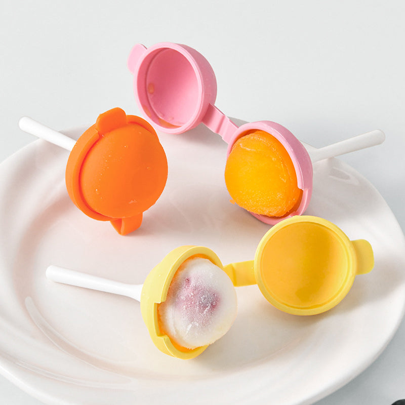 Silicone Lollipop Ice Mold with Lid