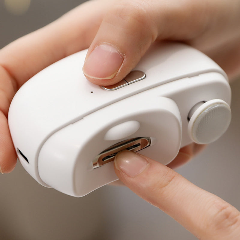 Quiet Electric Nail Clipper for Kids & Adults with Safety Lock