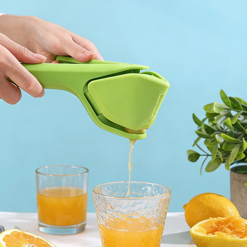 Foldable Manual Lemon Juicer – Portable Hand Press Citrus Squeezer