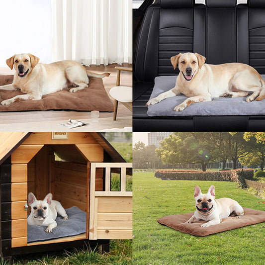 Soft Natural Pet Mat – Washable Cushion Pad for Small & Large Pets