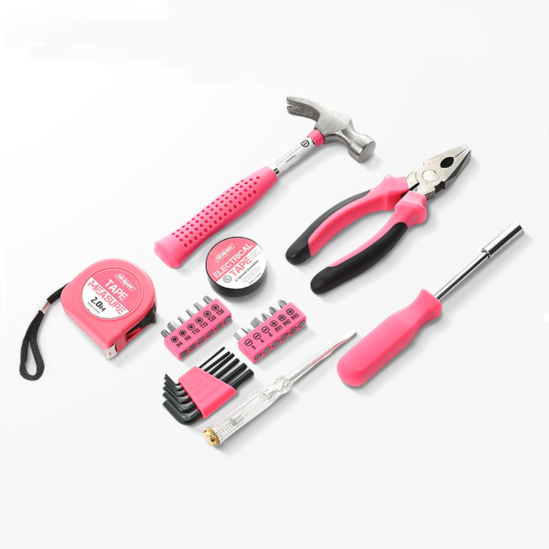 24-Piece Portable Carbon Steel Home Repair Tool Kit