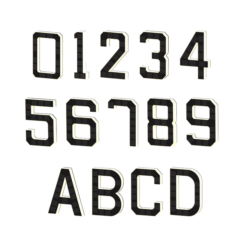 Solar Powered LED House Number Sign with Automatic Lighting