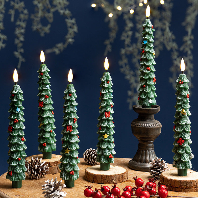 Christmas Paraffin Wax Candle Light