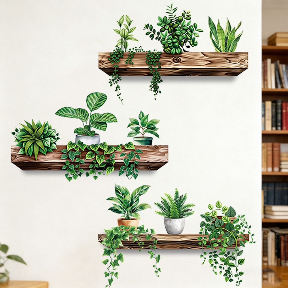 Botanical Greenery Wall Stickers