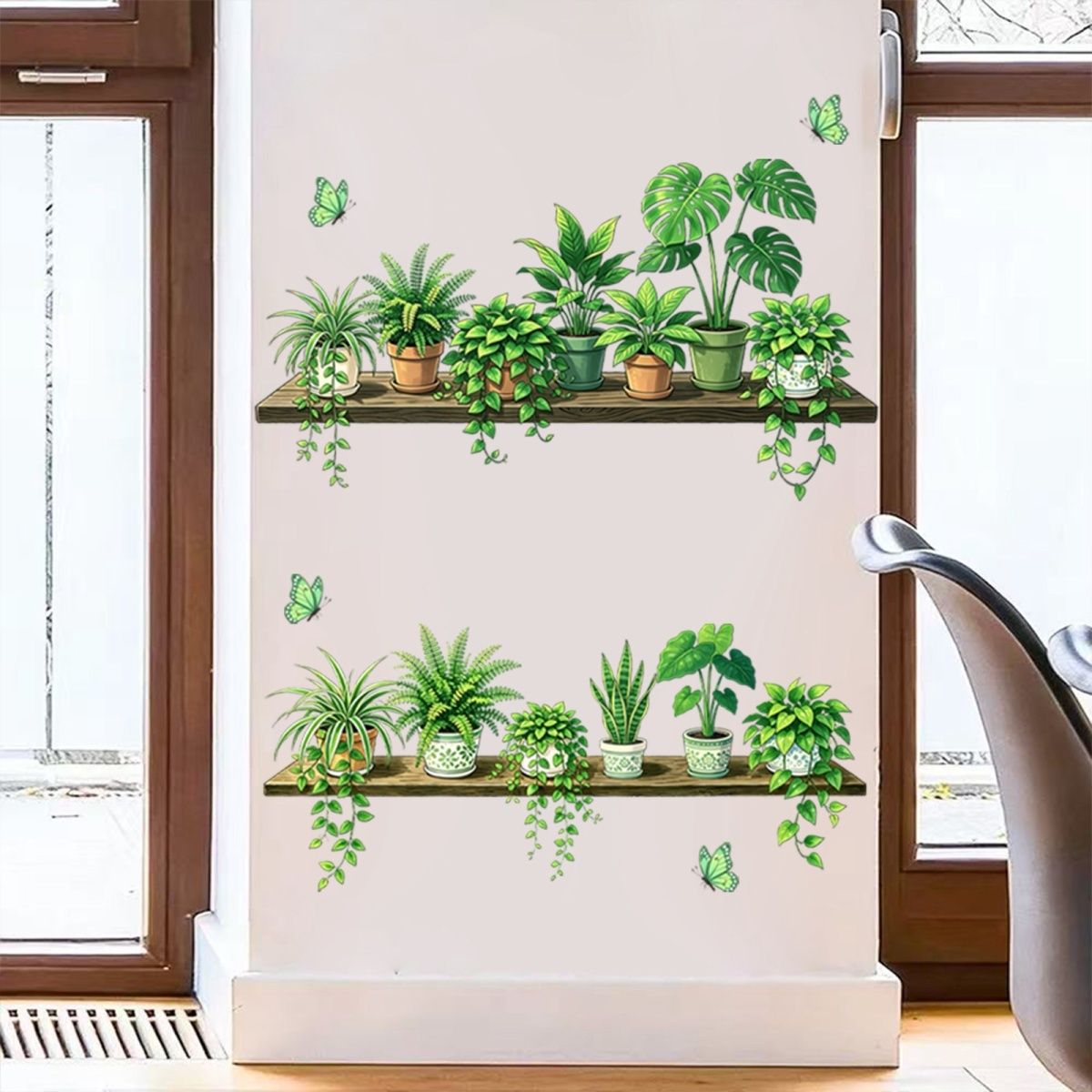Botanical Greenery Wall Stickers