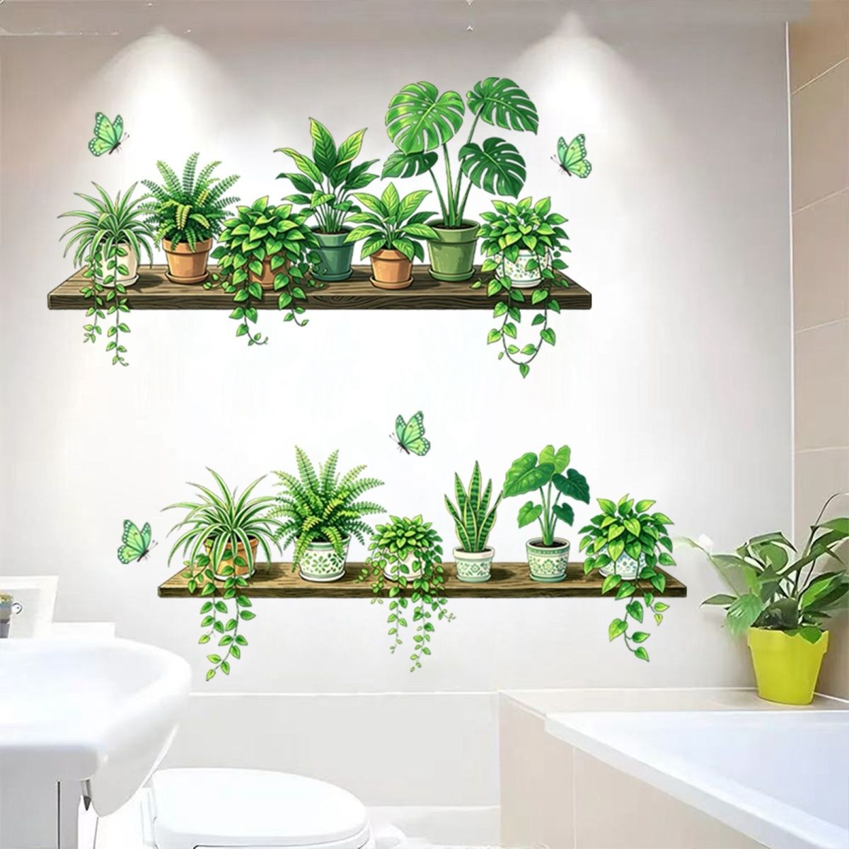 Botanical Greenery Wall Stickers