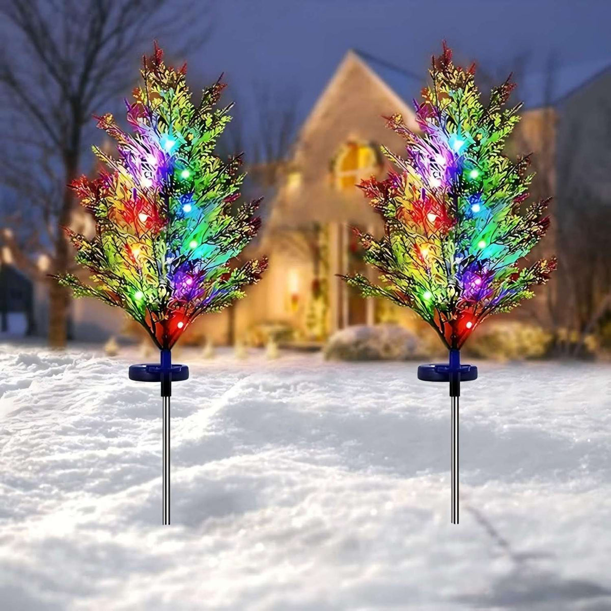 Solar-Powered Christmas Tree