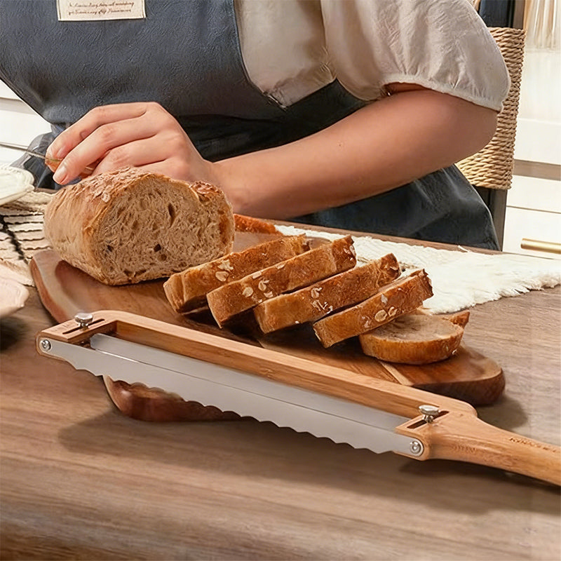 Premium Adjustable Slicing Bread Knife