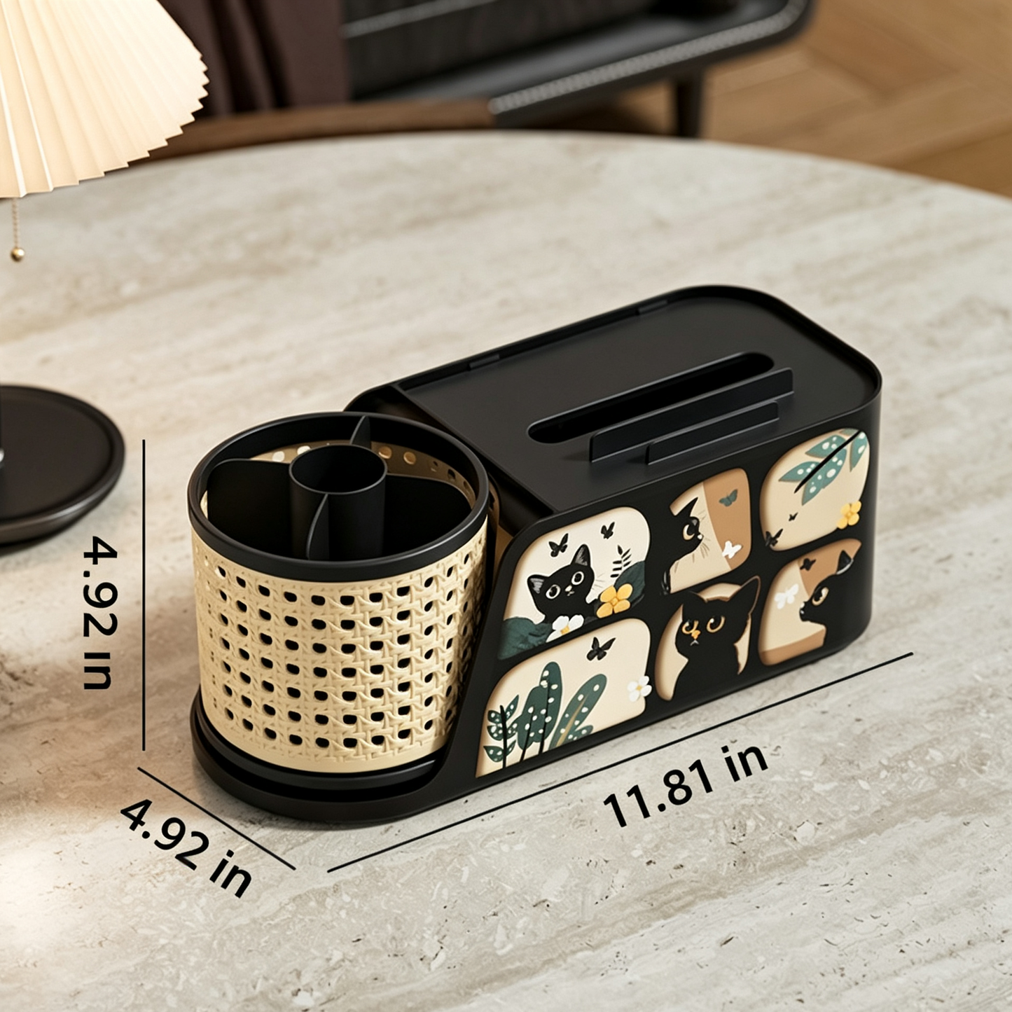 Desktop Tissue Box Holder
