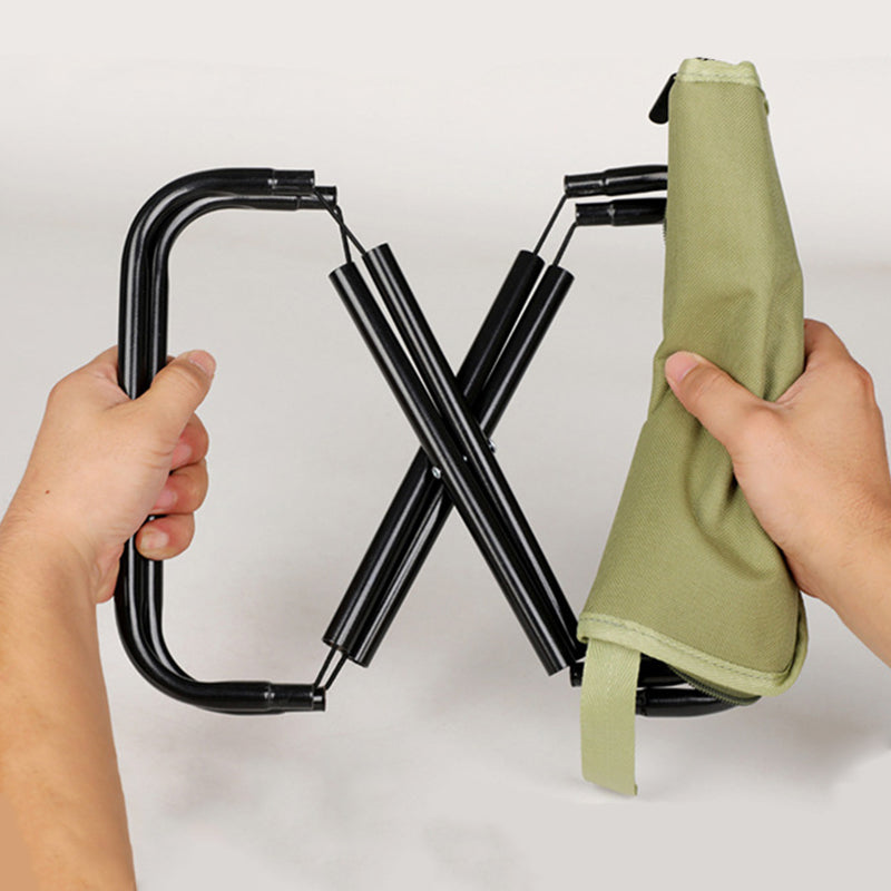 Portable Folding Stool with Backpack Design