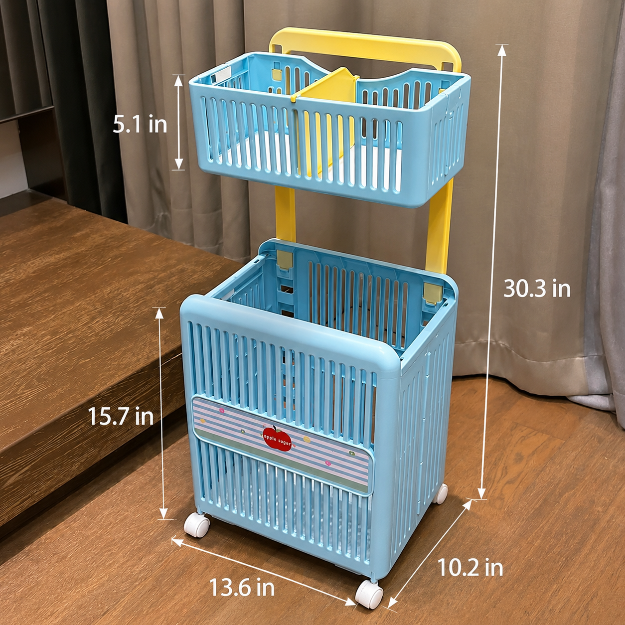 Multi-Compartment Laundry Basket