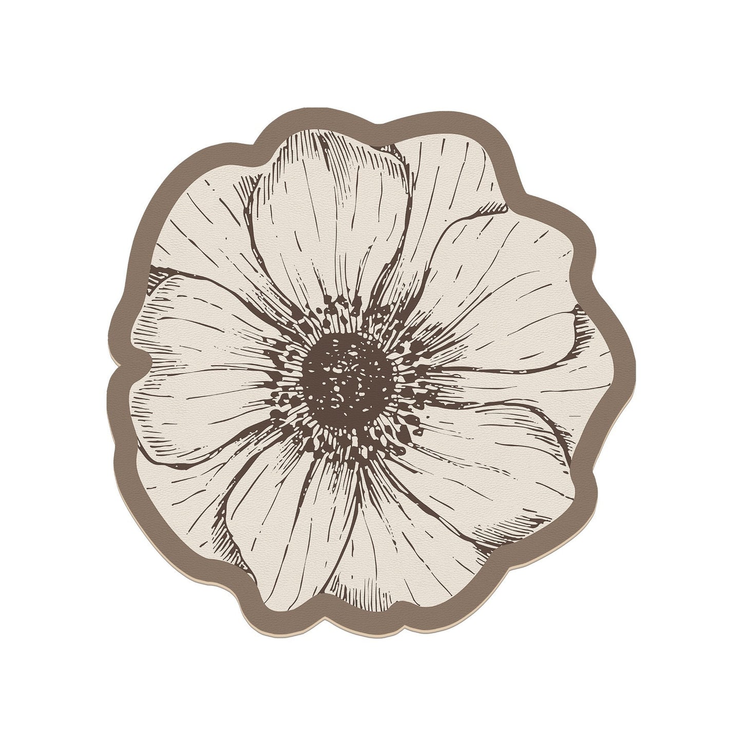 Rose-pattern Water Draining Mat