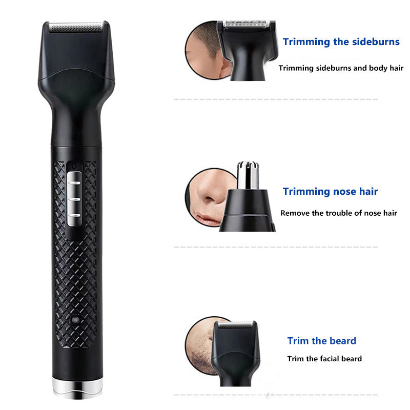 Portable 3-in-1 Nose, Beard & Body Hair Trimmer