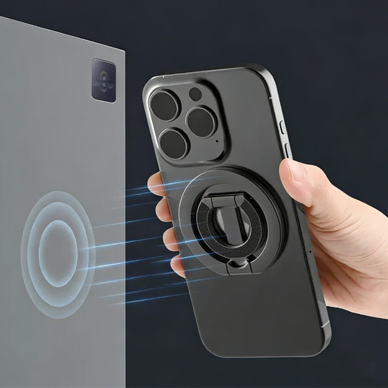 Slim Magnetic Foldable Phone Stand – Universal for All Smartphones