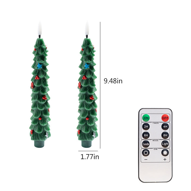 Christmas Paraffin Wax Candle Light