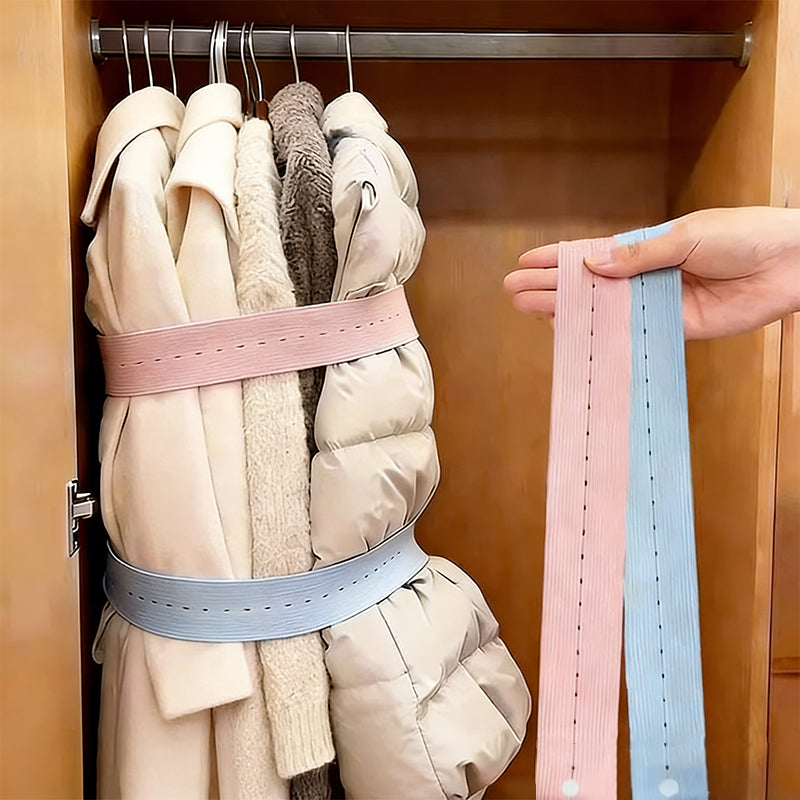 Multi-Hole Adjustable Compression Clothing Storage Straps