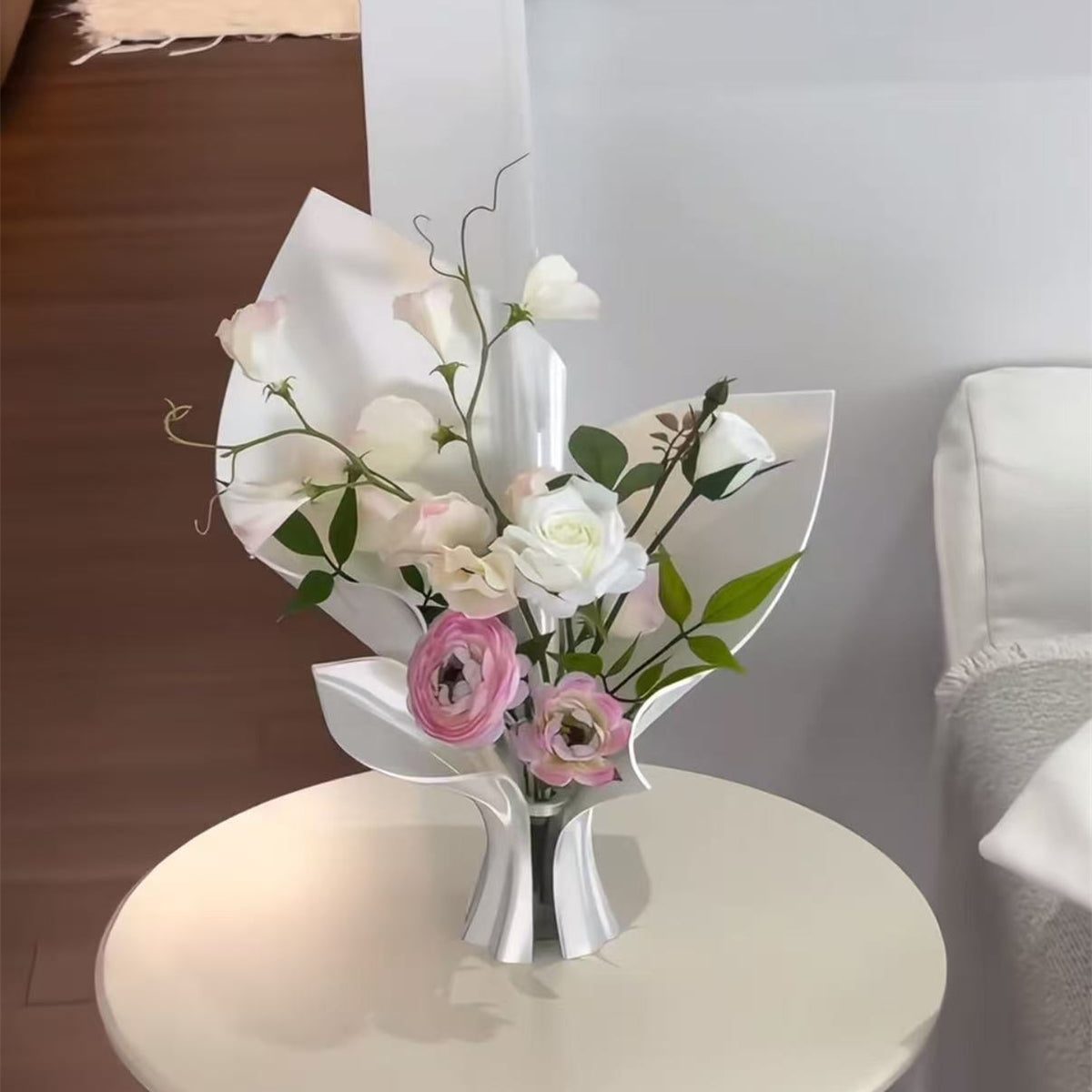 Modern Silk Glass Vase