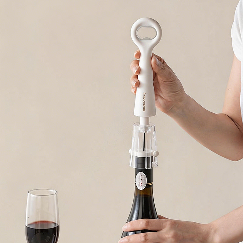 2-in-1 Air Pressure Wine Opener with Foil Cutter