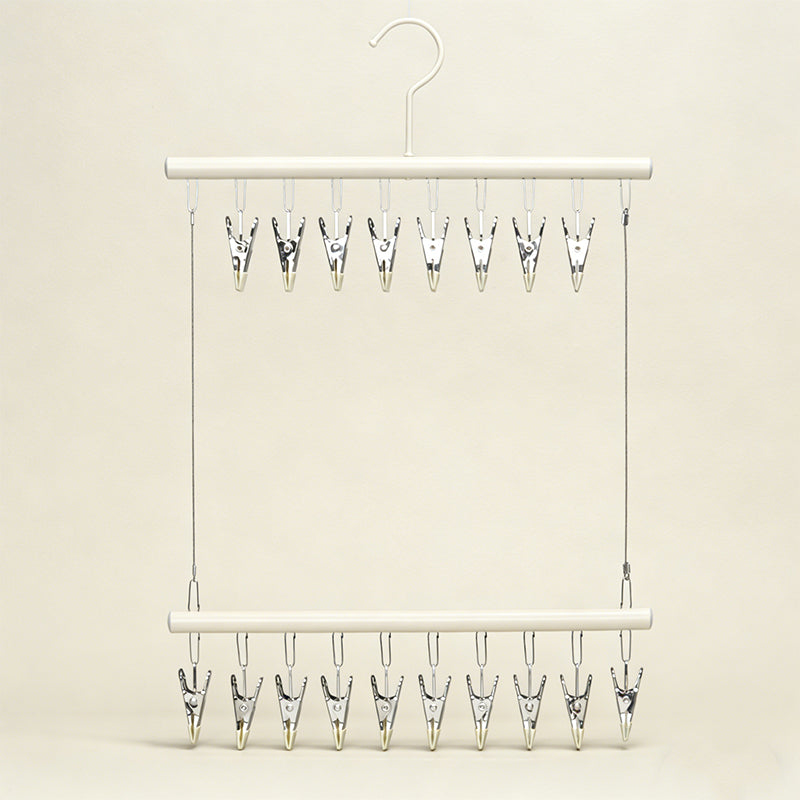 Stainless Steel Double-Layer Drying Rack | No-Mark Organizer for Hats & Intimates