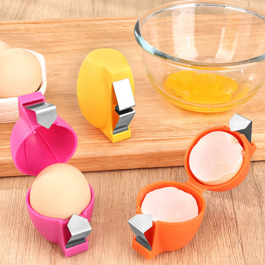 Creative Egg-Shaped Kitchen Egg Cracker Tool