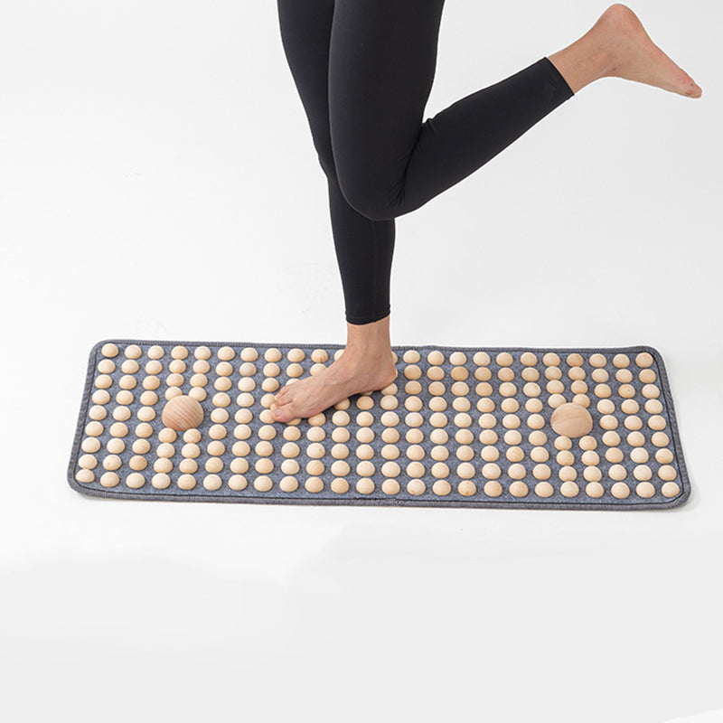 Wooden Acupressure Foot Massage Mat – Jog in Place Fat Burn Board