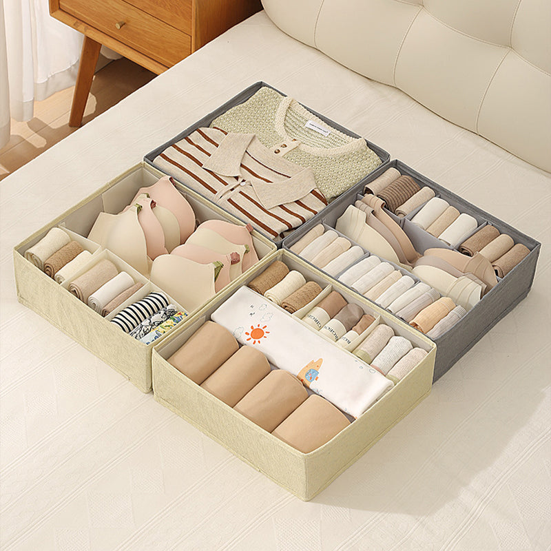 3-in-1 Adjustable Foldable Drawer Organizer