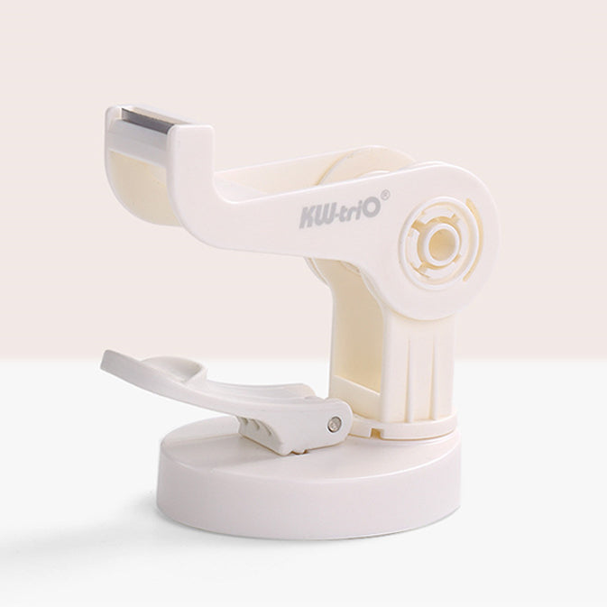 360° Swivel Tape Cutter with Suction Base – One-Hand Operation Design