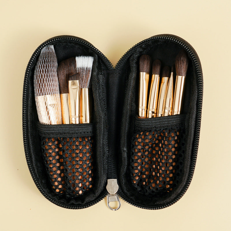 Mini Portable Makeup Brush Set – 9PCS with PU Case