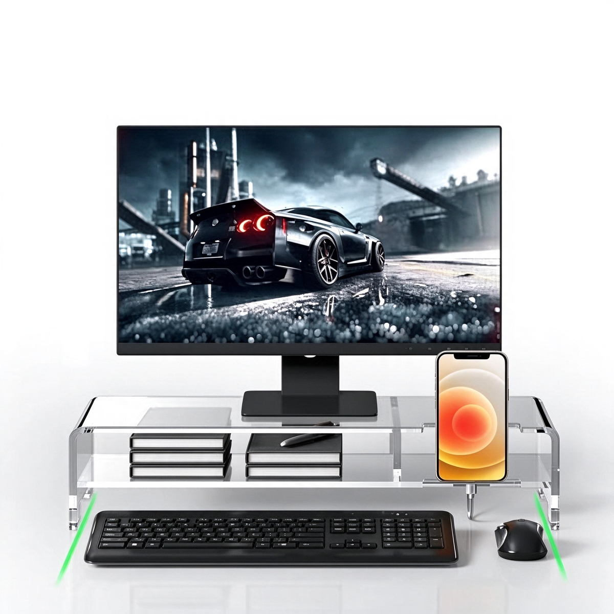 Acrylic Computer Monitor Stand