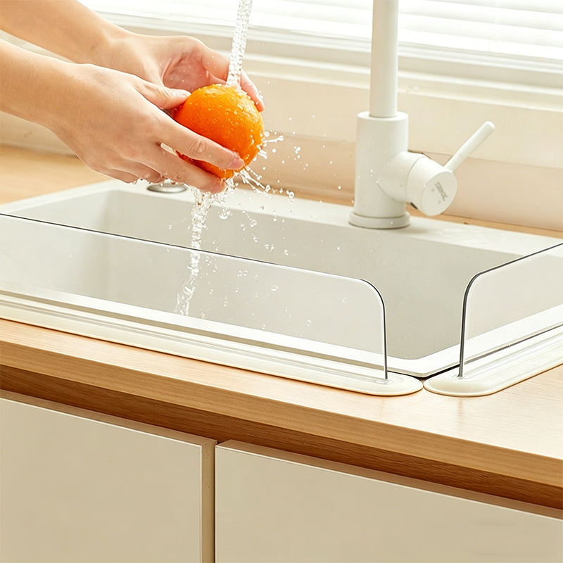 Transparent Sink Splash Guard with Strong Suction