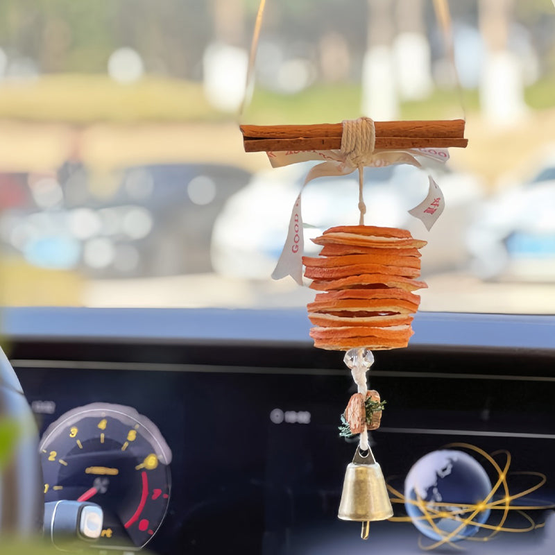 Natural Orange Car Hanging Ornament with Essential Oil