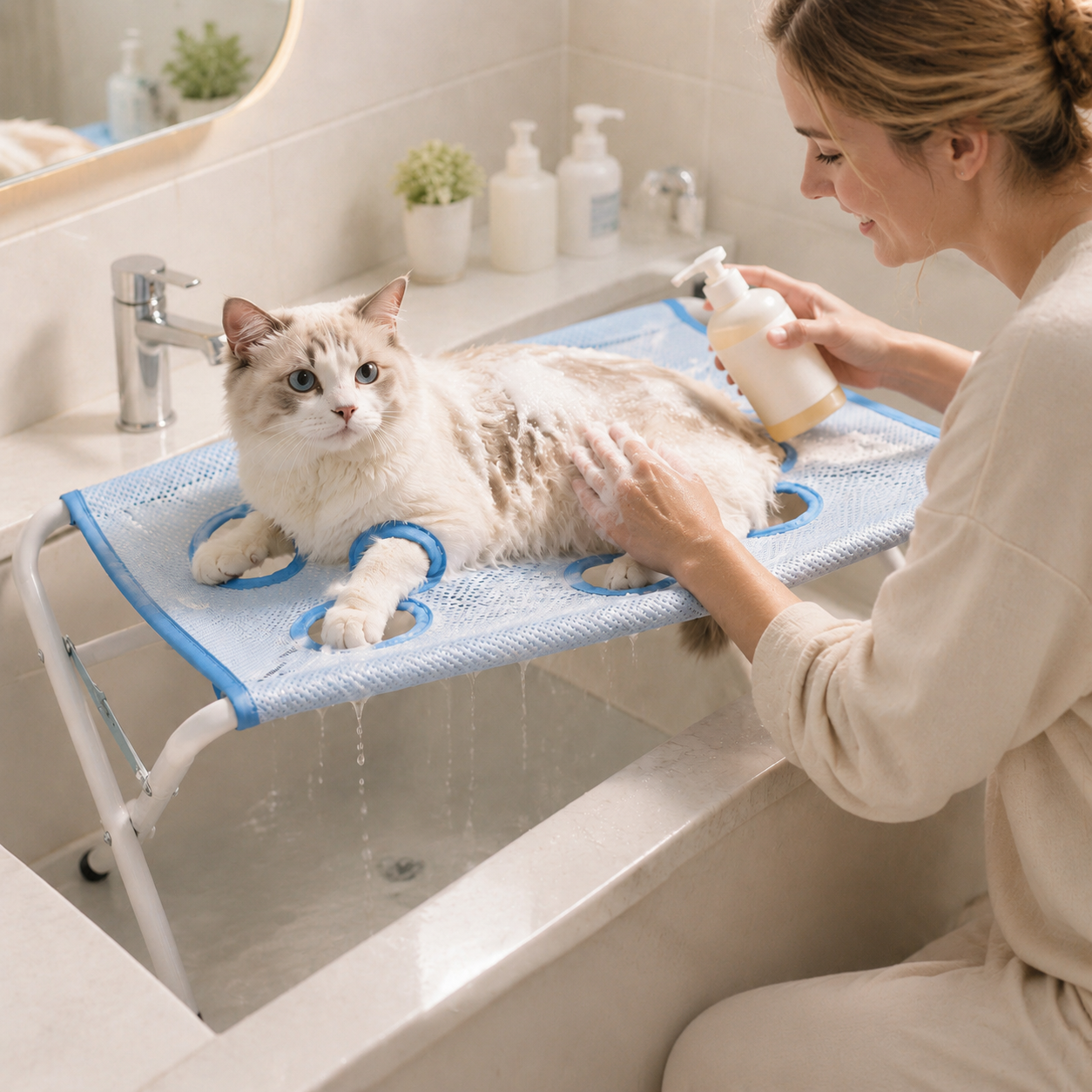Pet Bath Support Chair