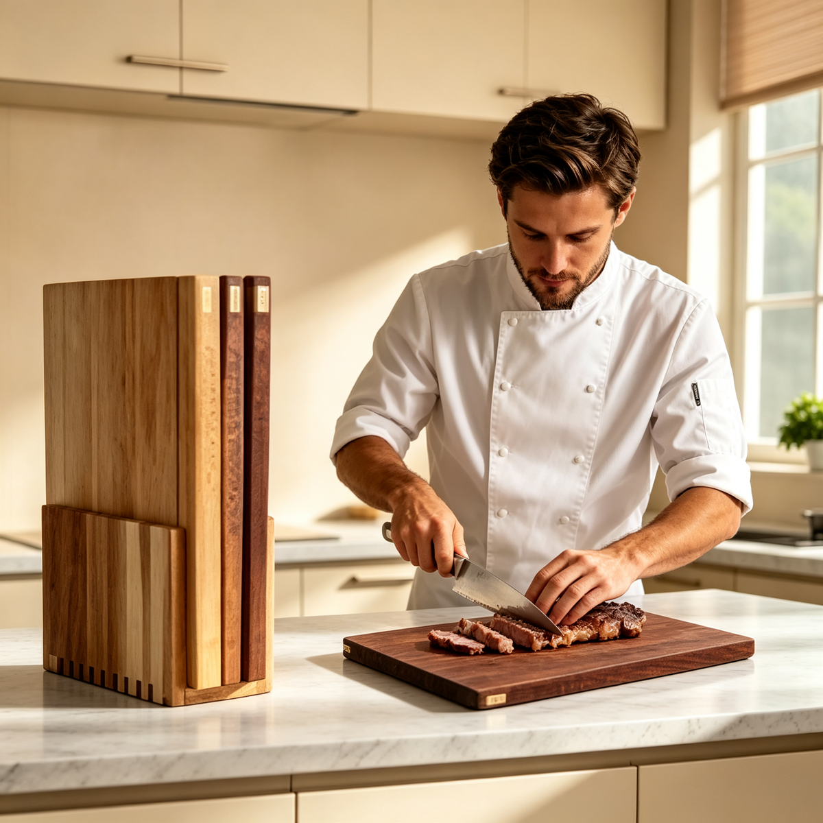 Wooden Book Cutting Board