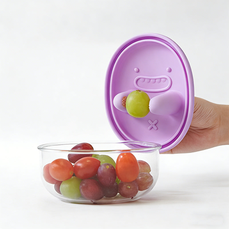 Cute Airtight Snack Container – Hands Stay Clean