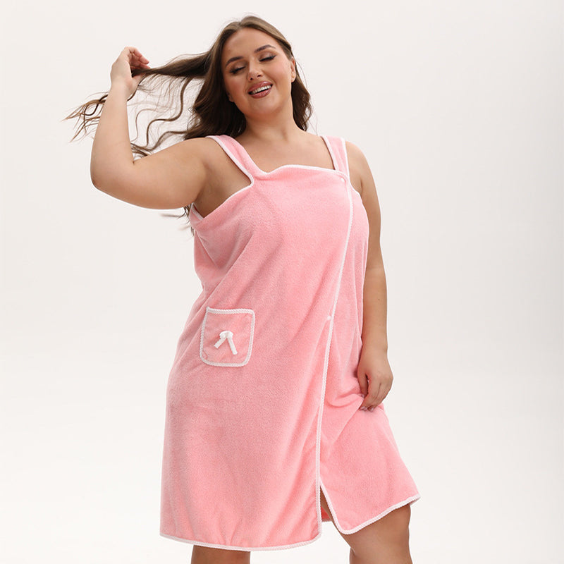 Wearable Bath Towel – Soft, Absorbent & Hands-Free