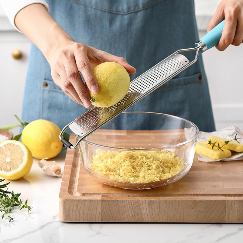 Multi-Function Stainless Steel Zester & Grater for Cheese, Chocolate & Citrus