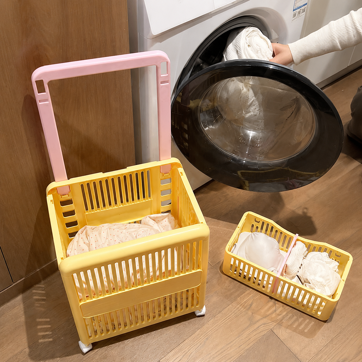 Multi-Compartment Laundry Basket