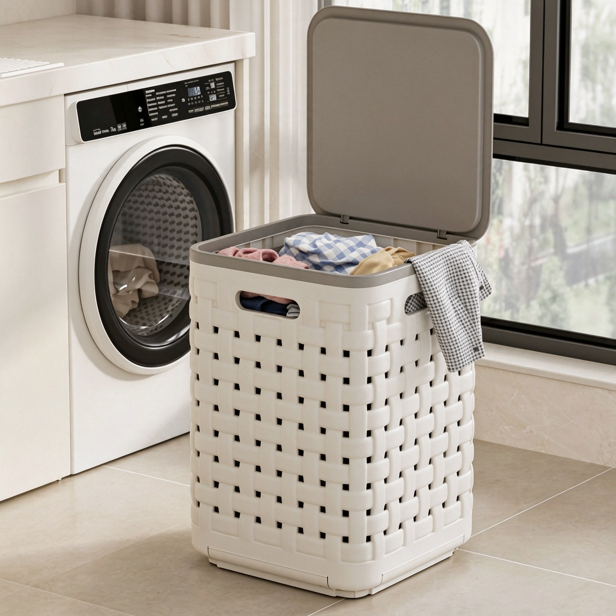 Laundry Hamper Less Clutter  Better Laundry