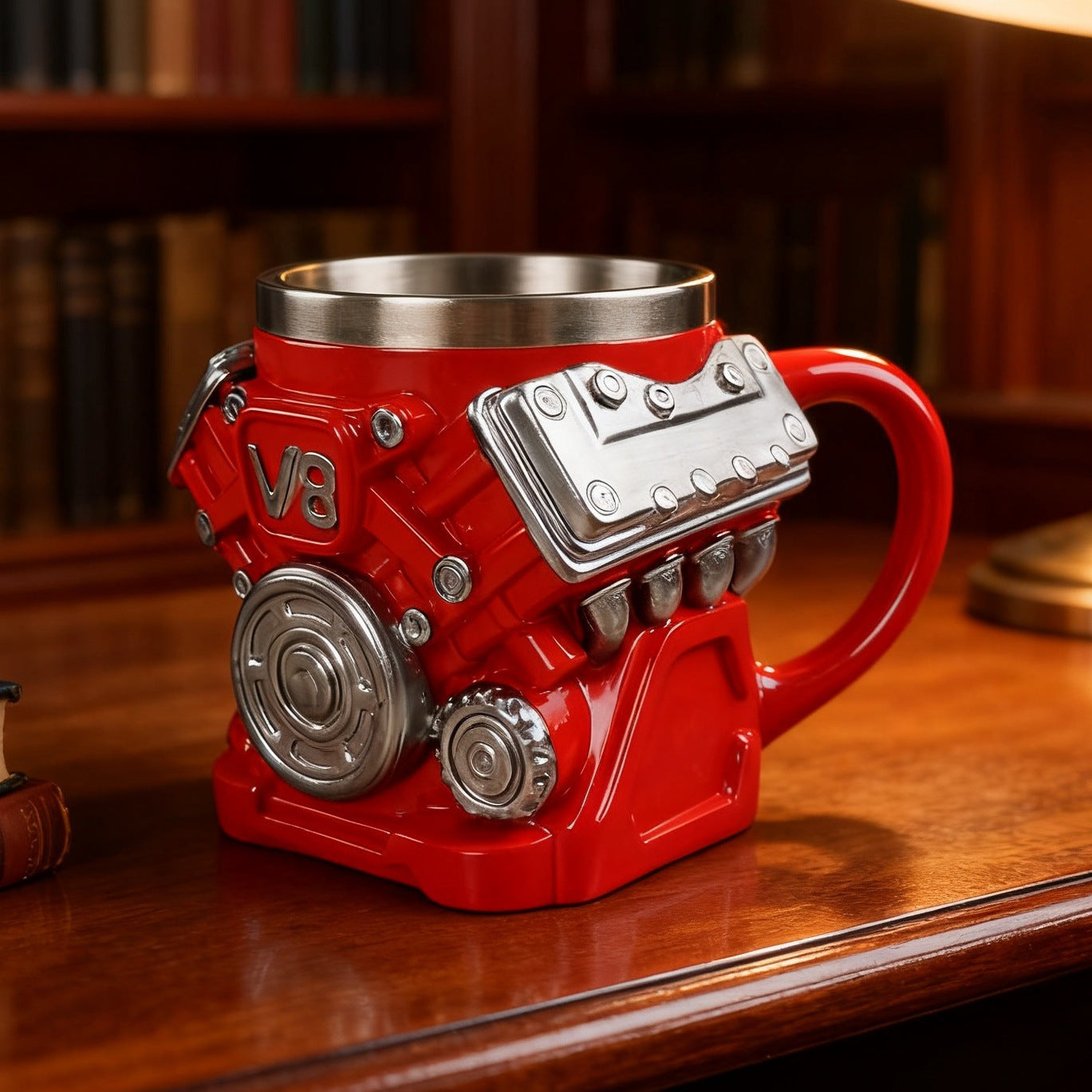V8 Engine Coffee Cup – Double Insulated Mug for Hot & Cold Drinks