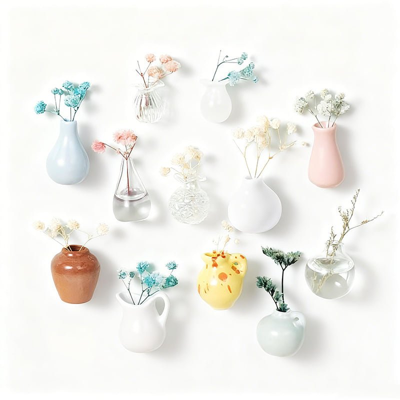Magnetic Mini Vase for Fridge & Metal Surfaces