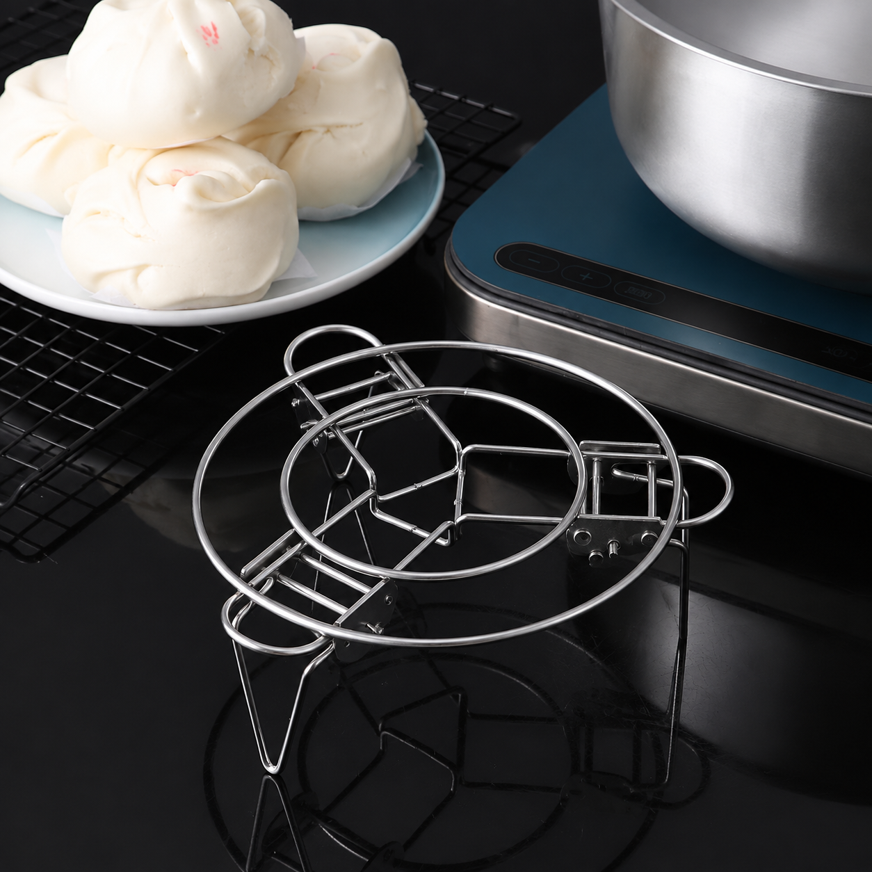 304 Stainless Steel Expandable Steaming Rack
