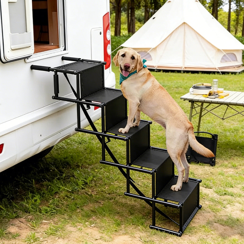 Portable Foldable Pet Ramp – Supports Up to 60kg