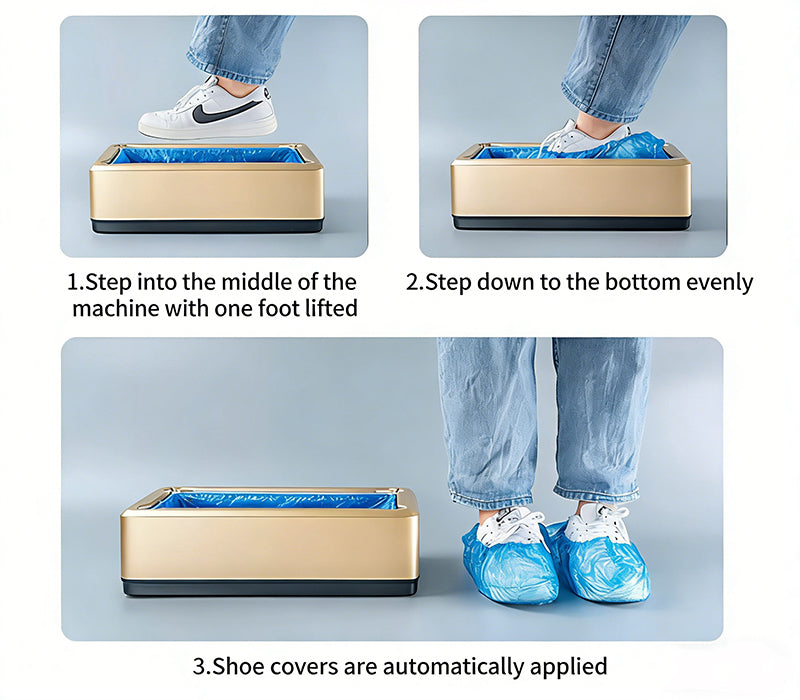 Automatic Step-On Shoe Cover Dispenser